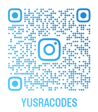 Instagram QR code for @yusracodes